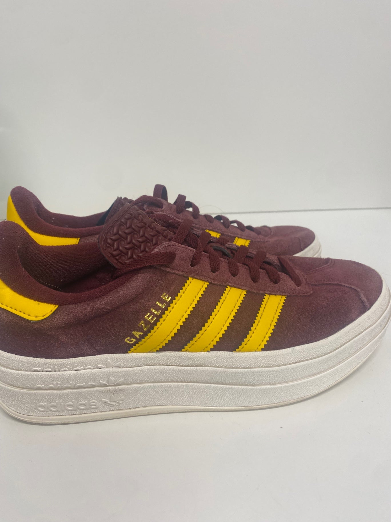 Fabulous adidas Gazelle Bold platform  Sneakers UK6 Burgundy SH493