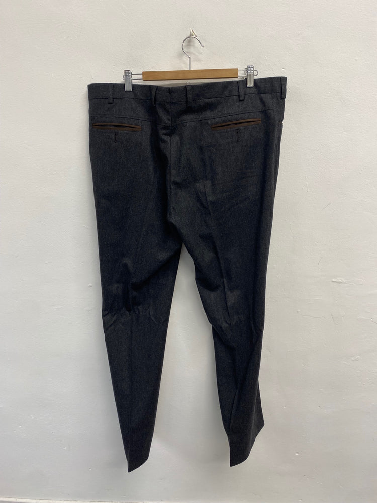 Fabulous Pal zileri concept wool Tailored trousers W42” Dark Grey SH493