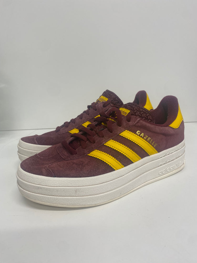 Fabulous adidas Gazelle Bold platform  Sneakers UK6 Burgundy SH493