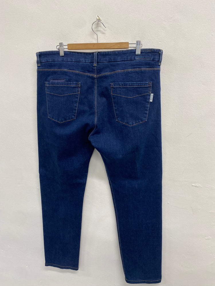 Fabulous Faconnable Straight jeans W38" Dark Blue SH493