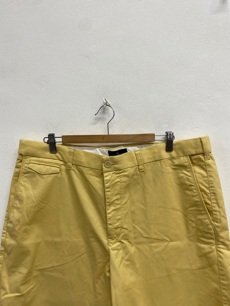 Fabulous blue harbour Chino Shorts W40" Butter yellow SH493