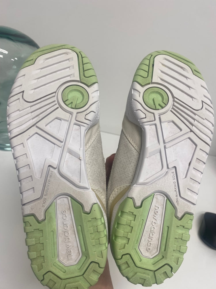 Fabulous New Balance 550 Turtledove Green Aura Sneakers UK6 White SH493
