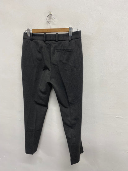 Fabulous Joseph Crop Trousers UK 10 Dark Grey formal SH493