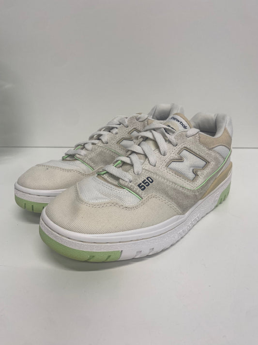 Fabulous New Balance 550 Turtledove Green Aura Sneakers UK6 White SH493