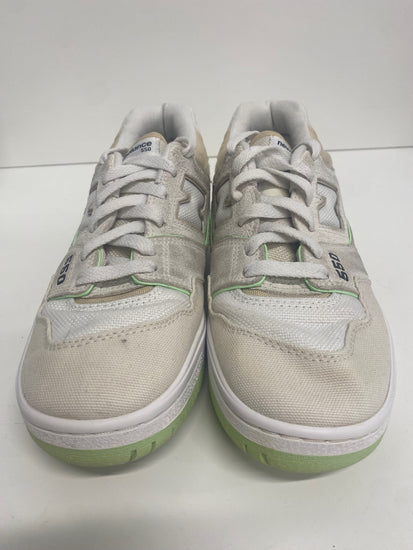 Fabulous New Balance 550 Turtledove Green Aura Sneakers UK6 White SH493