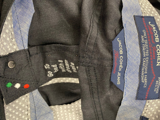 Fabulous Jacob Cohen pure wool Trousers W40" Dark Grey SH493