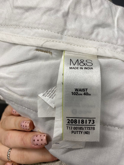 Fabulous Blue Harbour Chino Shorts W40" Beige SH493