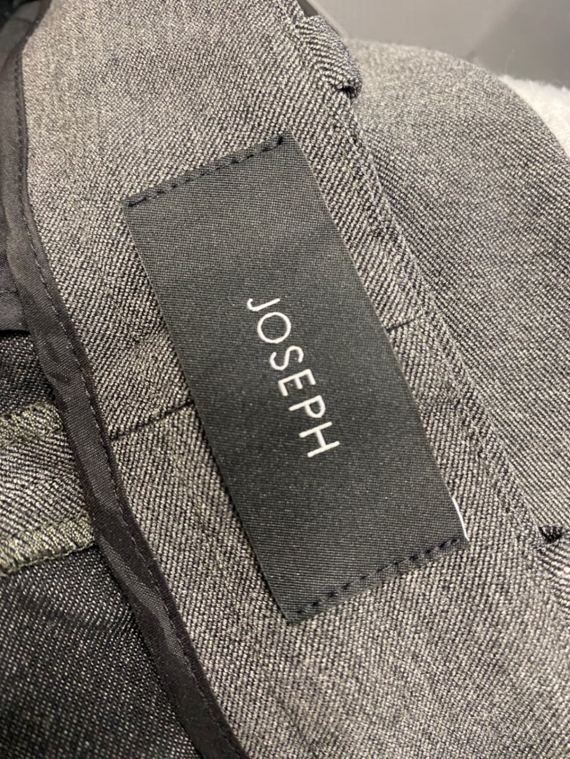 Fabulous Joseph Crop Trousers UK 10 Dark Grey formal SH493