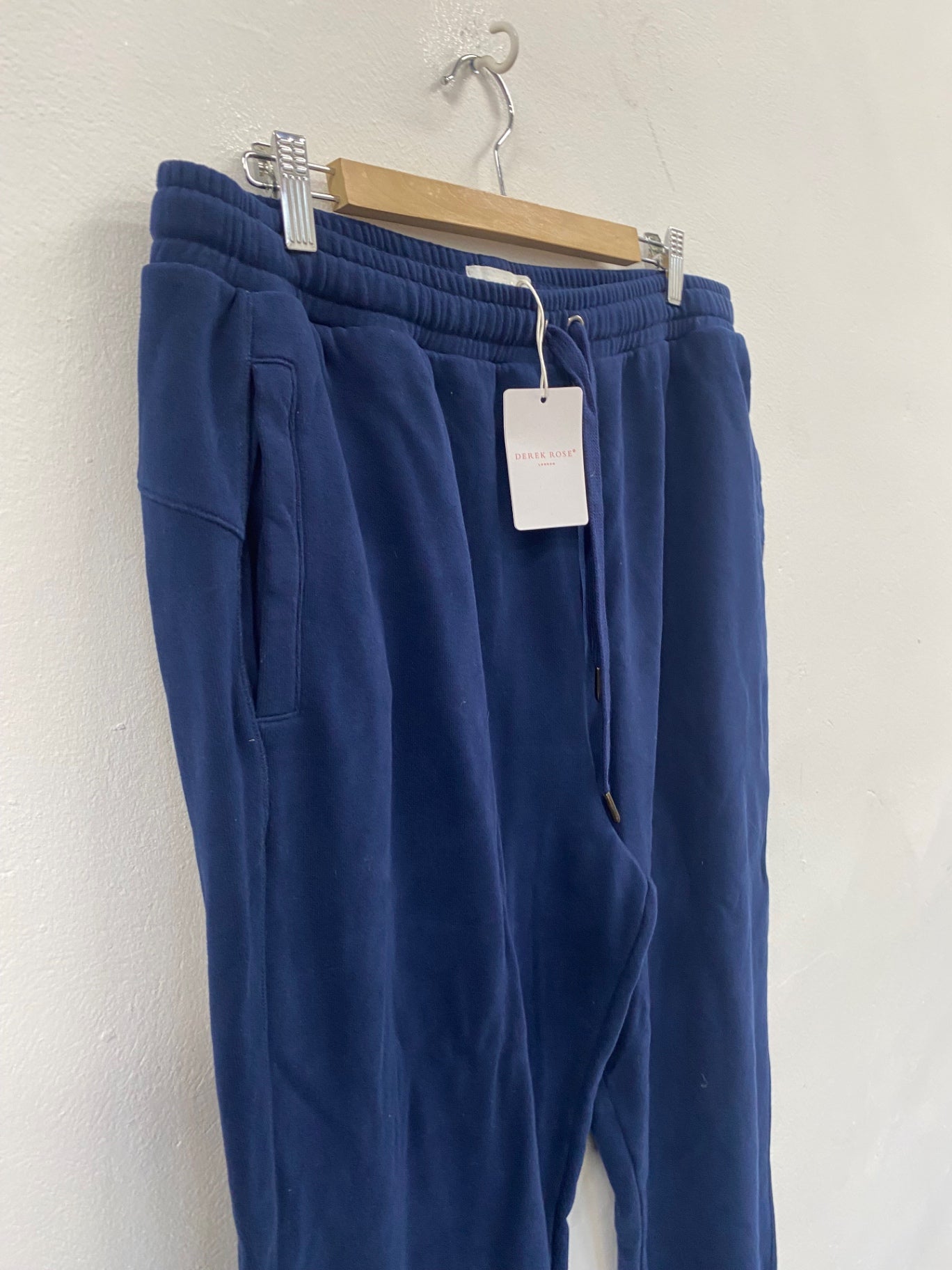 Fabulous Derek Rose pure cotton Joggers XXL Navy blue