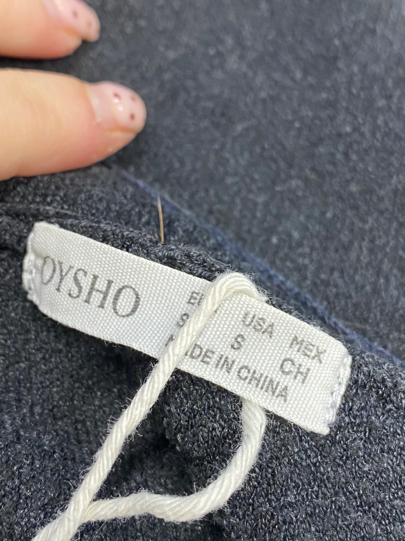 Fabulous OYSHO Tracksuit UK S Dark grey knit UK S SH493