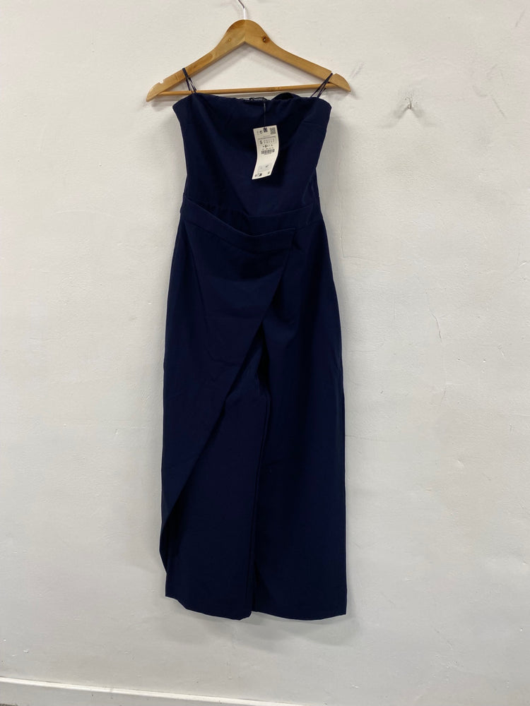 Fabulous ZARA bloggers fave jumpsuit chic Dress UKS Navy SH493