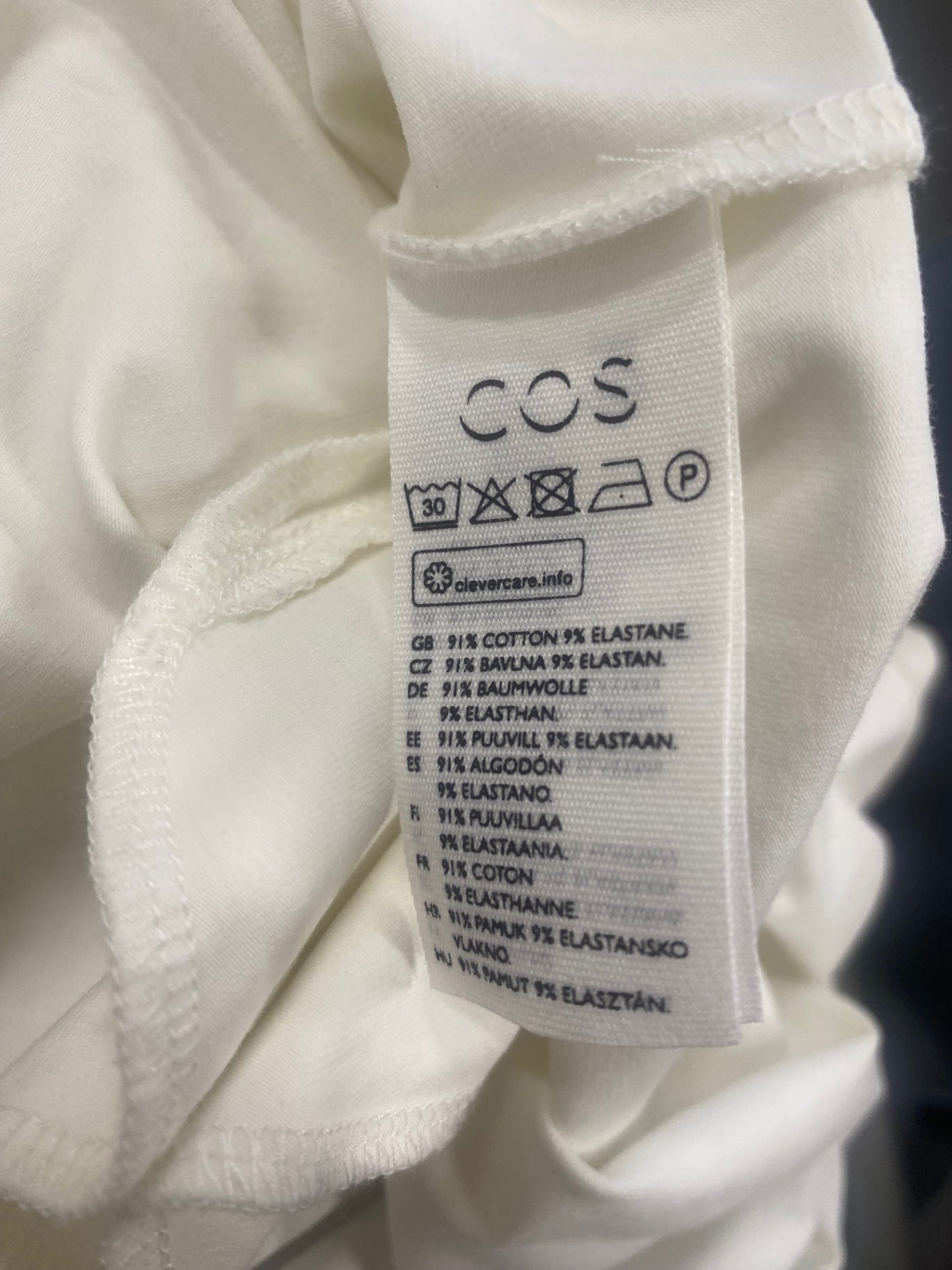 Fabulous Cos cream ruffle sleeve Dress UKS Ivory SH493