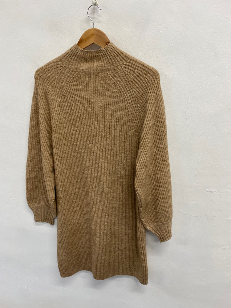 Fabulous Oliver Bonas Knitted jumper UK 10 Beige autumn SH493