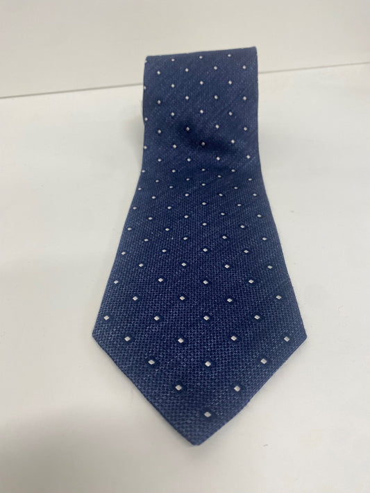 Fabulous Ermenegildo Zegna Su Misura silk Tie One size Navy Blue Geometric SH493