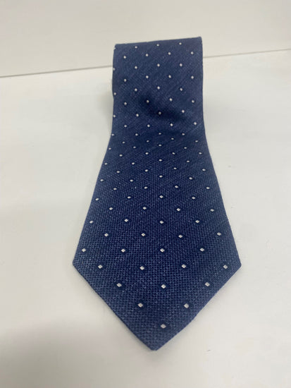 Fabulous Ermenegildo Zegna Su Misura silk Tie One size Navy Blue Geometric SH493