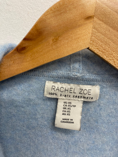 Fabulous Rachel Zoe Cardigan UK XS Light blue cashmere SH493
