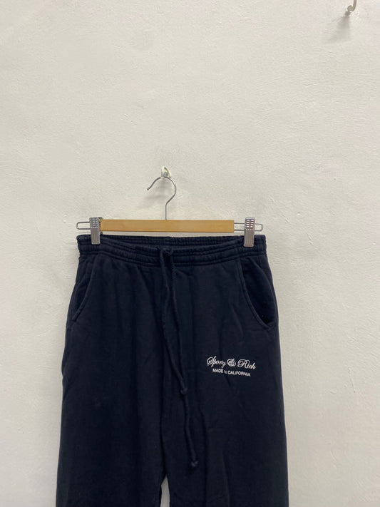 Fabulous Sporty & Rich Joggers UK S Black casual active SH493