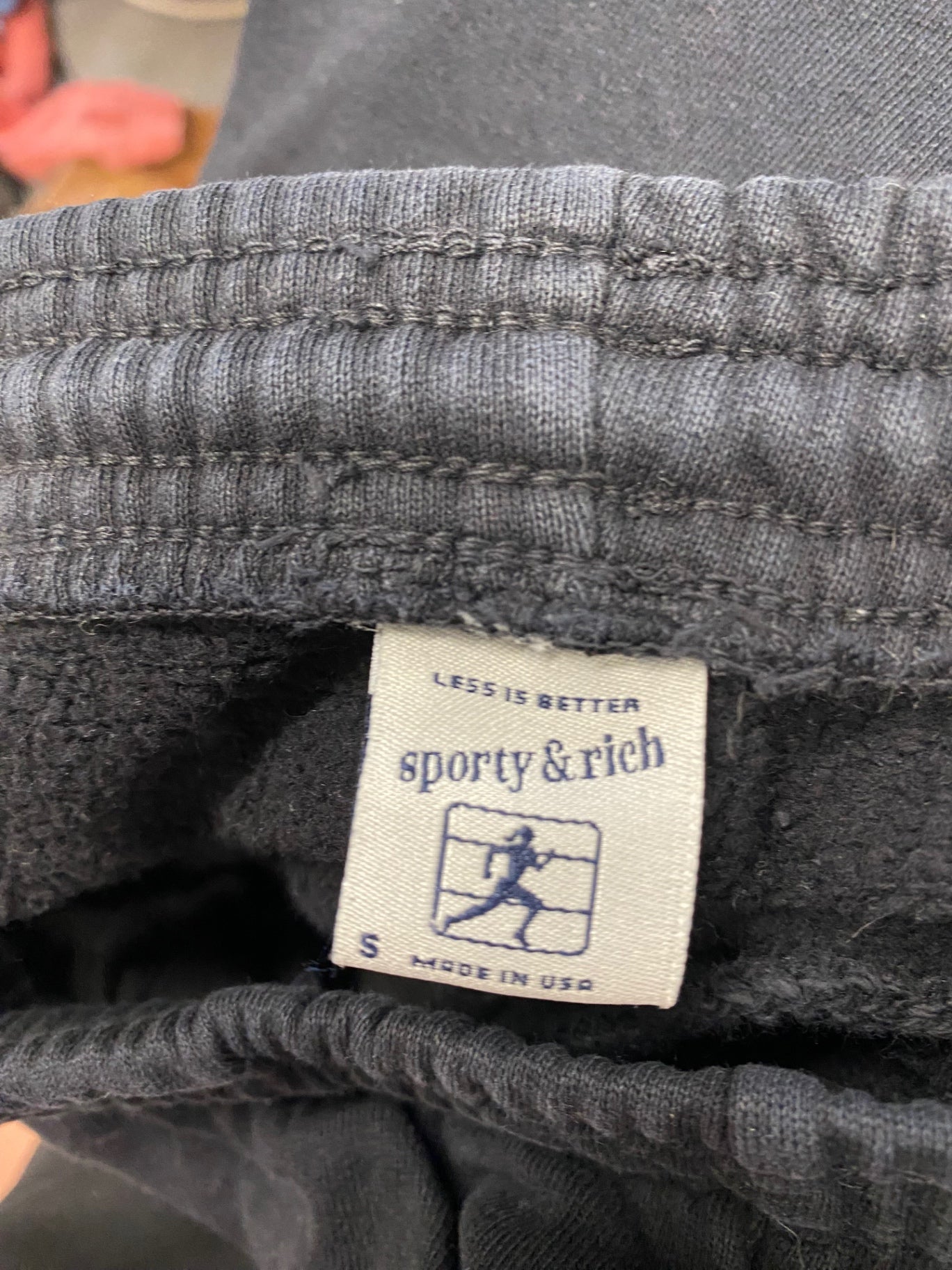 Fabulous Sporty & Rich Joggers UK S Black casual active SH493