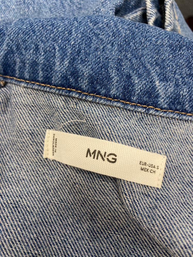 Fabulous Mango Jumpsuit UK S Blue denim boiler suit SH493