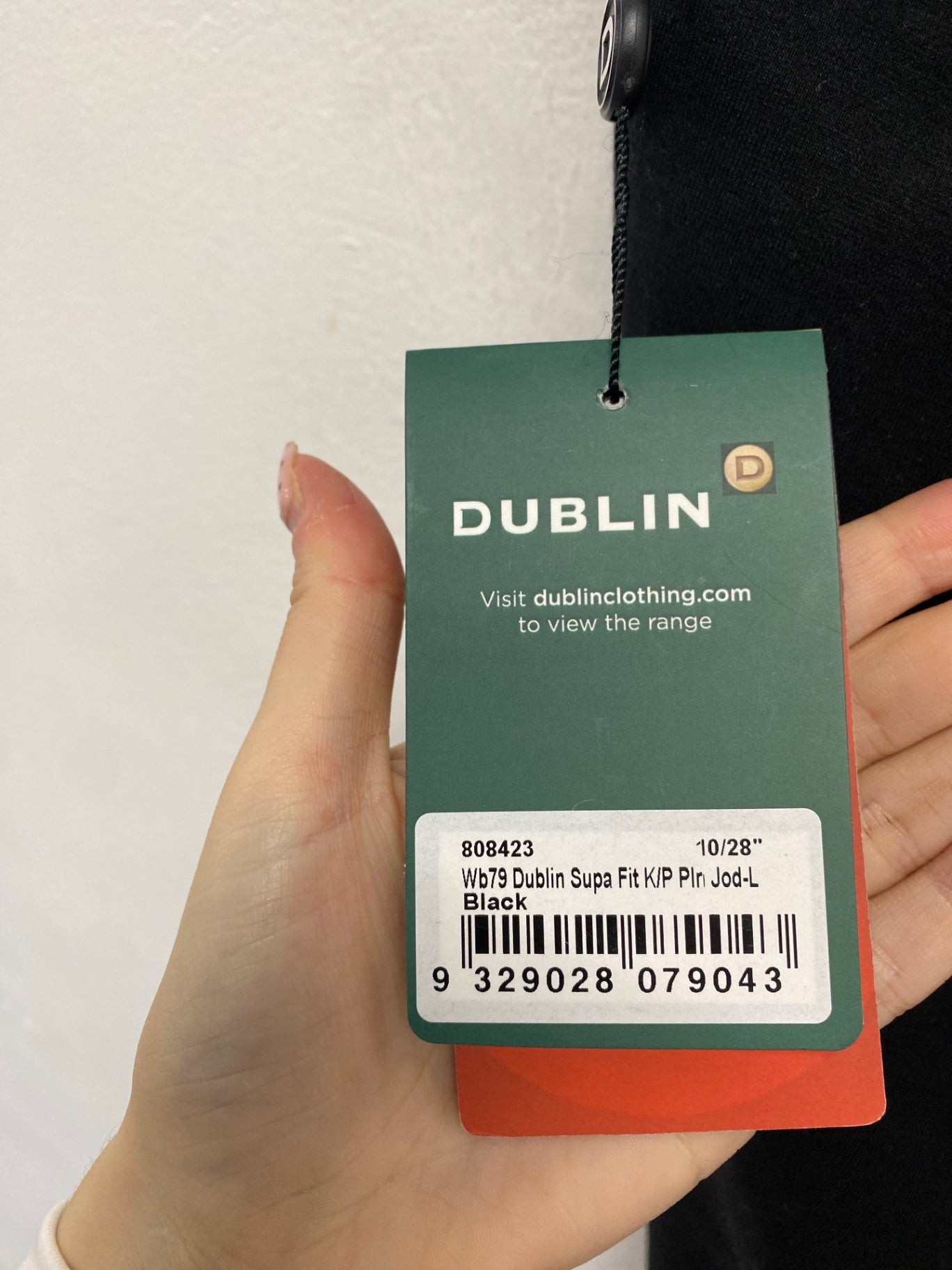 Fabulous Dublin Jodhpurs UK 10 Black equestrian W28 SH493