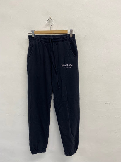 Fabulous Sporty & Rich Joggers UK S Black casual active SH493