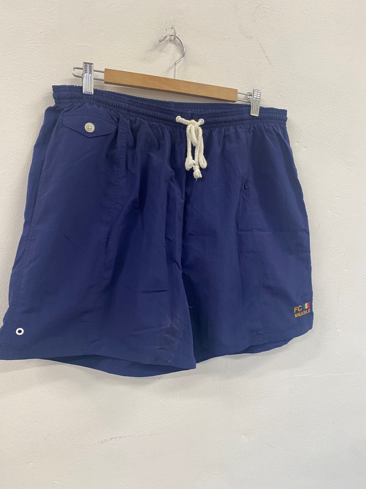 Fabulous vintage Faconnable swim Shorts UK XL Navy Blue SH493