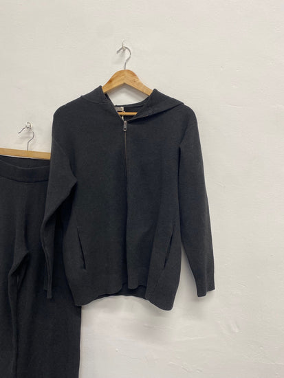 Fabulous OYSHO Tracksuit UK S Dark grey knit UK S SH493