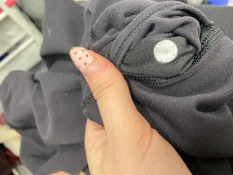 Fabulous Lululemon Leggings UK 8 Black full length active SH493