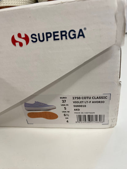 Fabulous Superga platform Sneakers UK4 Baby Blue SH493