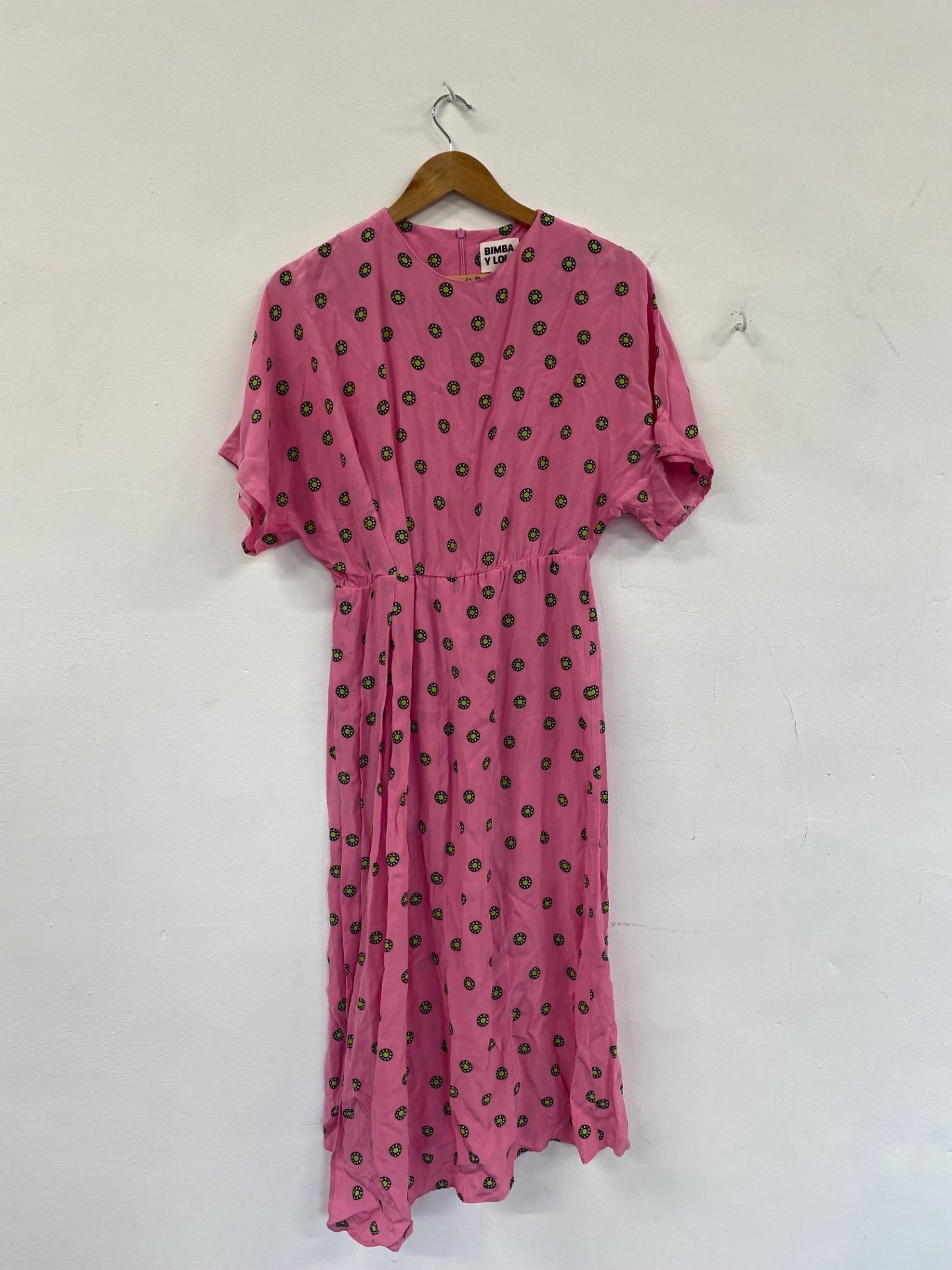 Fabulous Bimba Y Lola logo flirty Dress UKS Pink & neon SH493