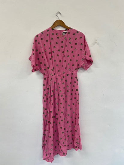 Fabulous Bimba Y Lola logo flirty Dress UKS Pink & neon SH493