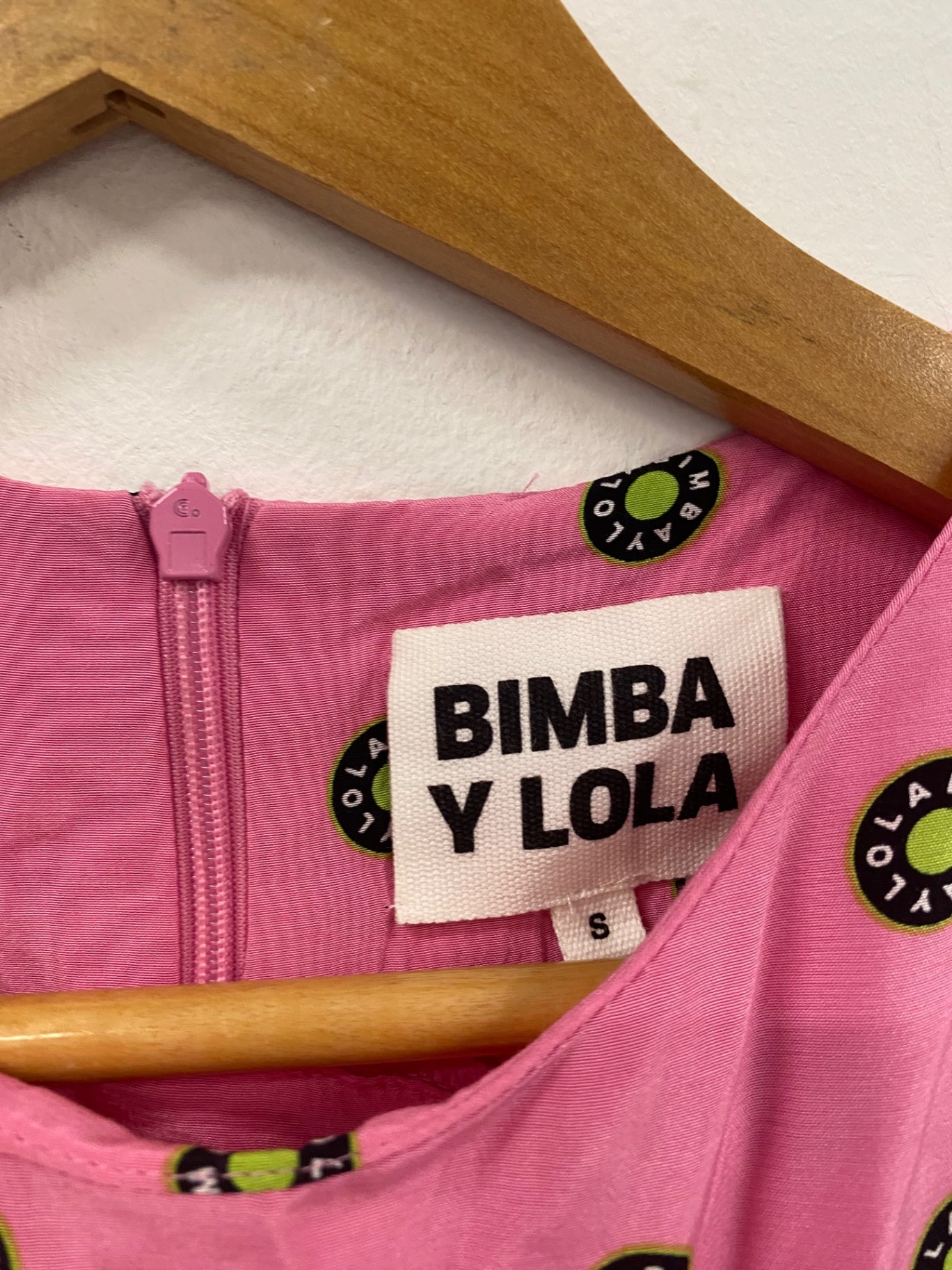 Fabulous Bimba Y Lola logo flirty Dress UKS Pink & neon SH493