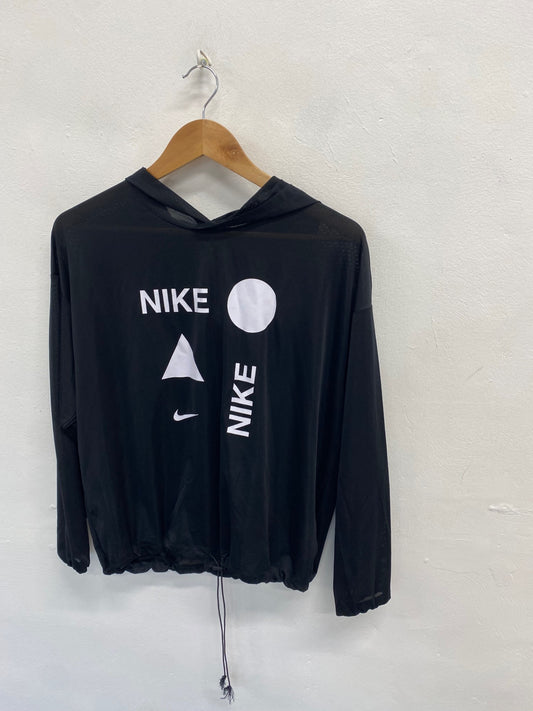 Fabulous Nike icon clash Hoodie UK S Black mesh SH493