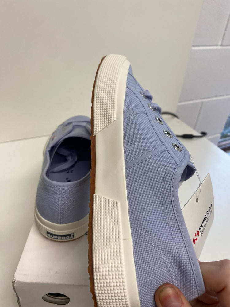 Fabulous Superga platform Sneakers UK4 Baby Blue SH493