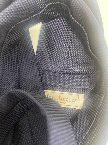 Fabulous Jean Jacques classic Monte Carlo silk Tie One size Dark Blue SH493