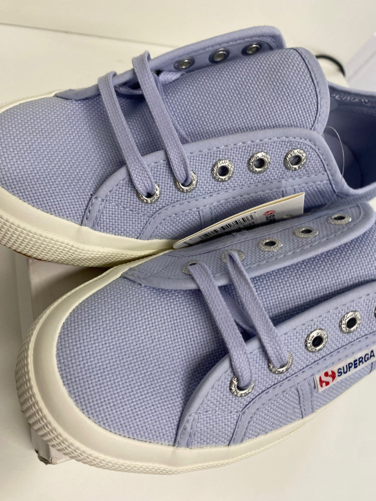 Fabulous Superga platform Sneakers UK4 Baby Blue SH493