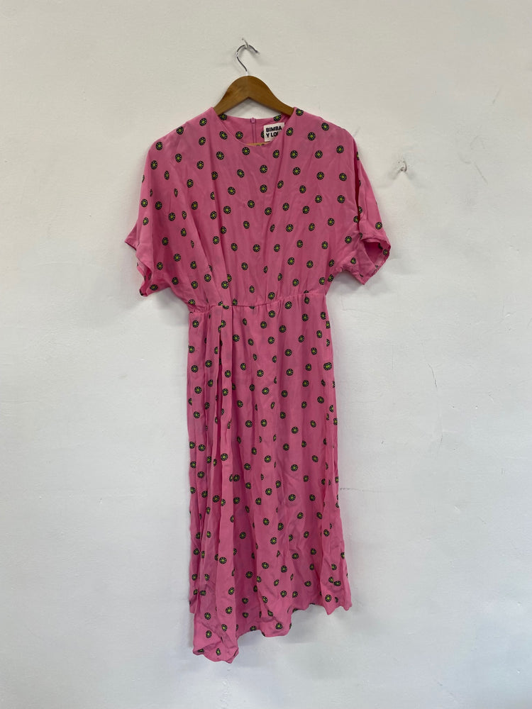 Fabulous Bimba Y Lola logo flirty Dress UKS Pink & neon SH493