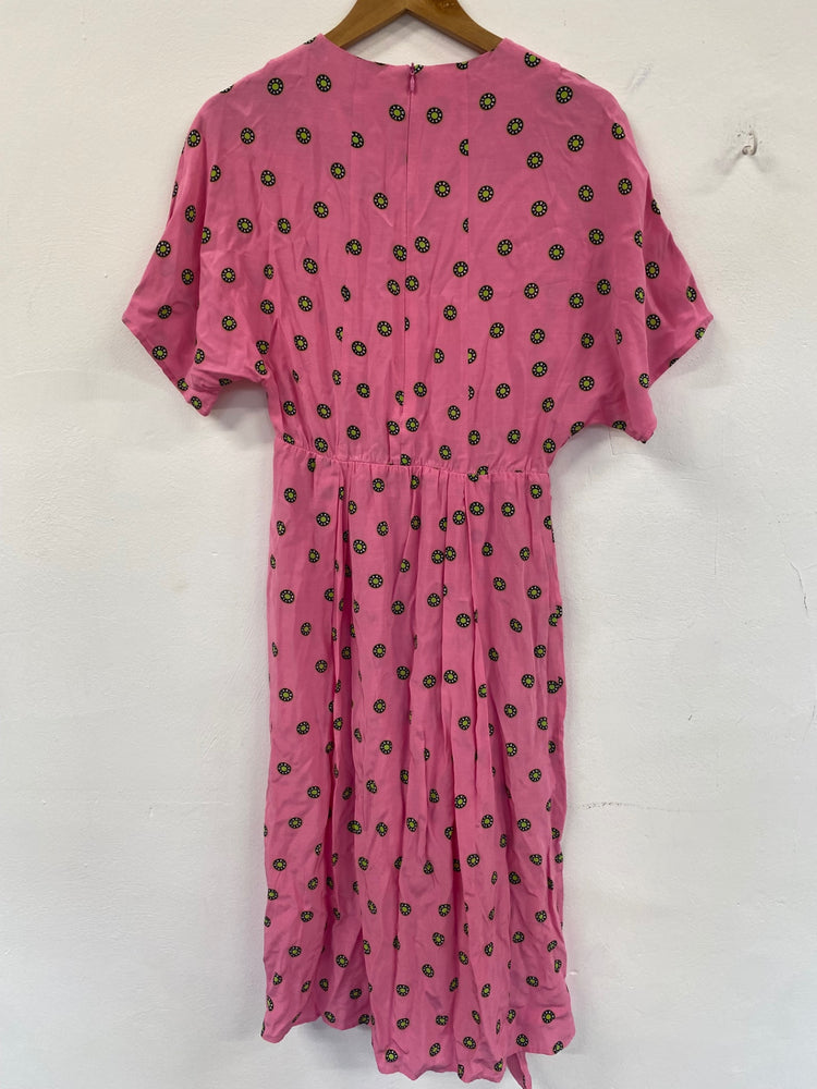 Fabulous Bimba Y Lola logo flirty Dress UKS Pink & neon SH493