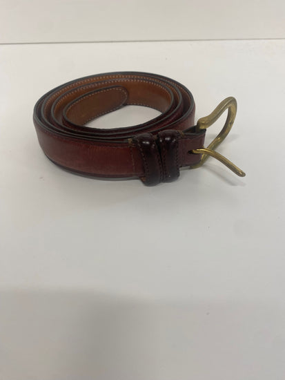 Fabulous Faconnable tan gentleman’s leather Belt W42” Brown SH493