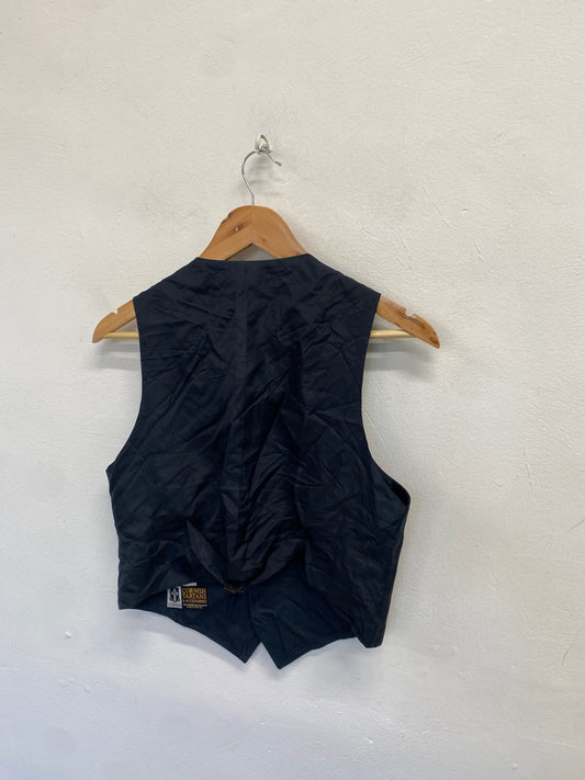 Fabulous Scottish Kilt waistcoat 34 short Black Prince Charlie #681 MD001