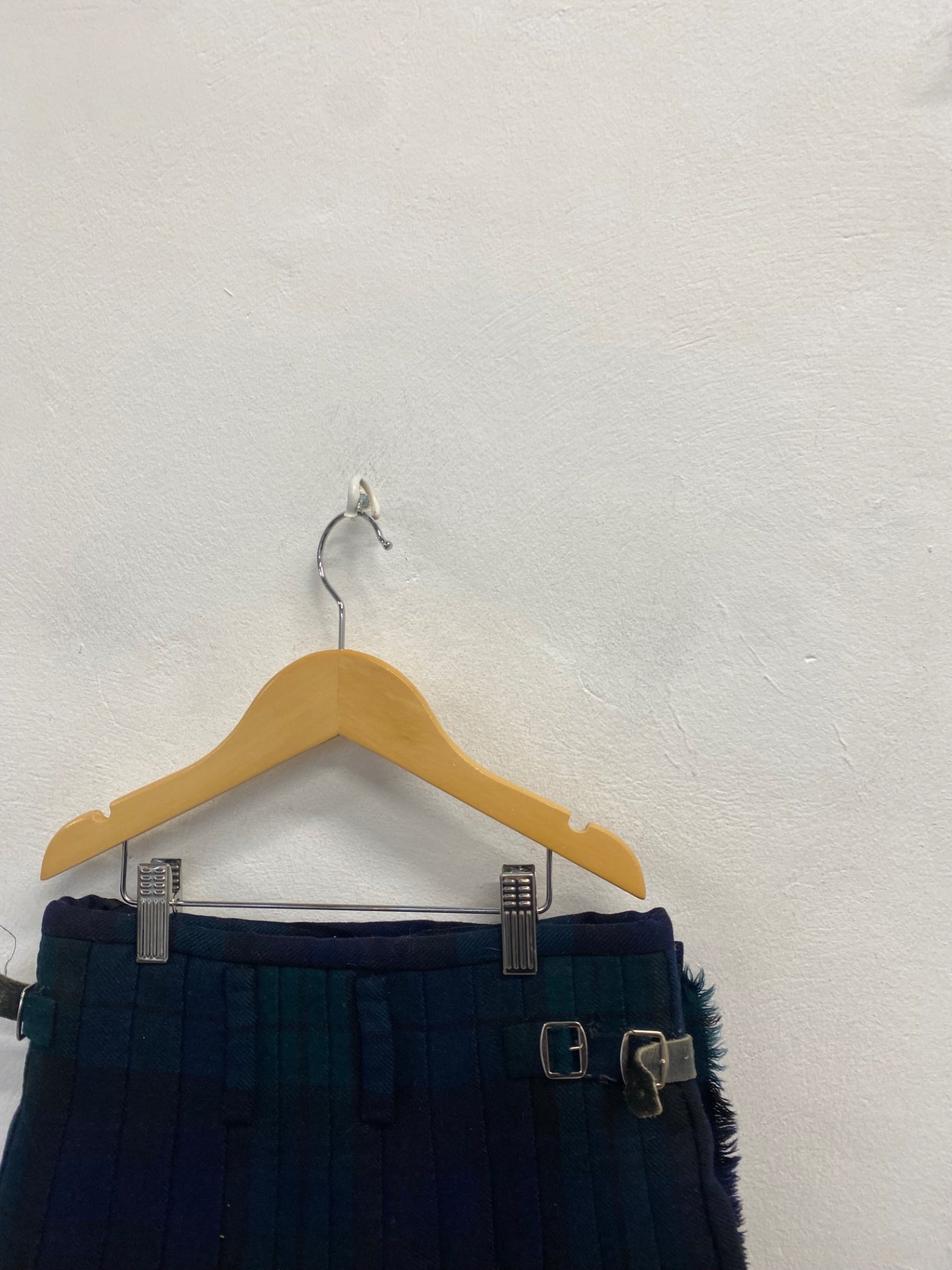 Fabulous Black watch Kilt W26" drop 15” teen Dark Green and Blue MD001