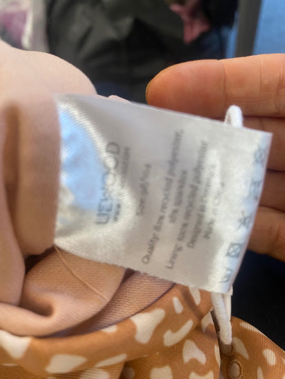 Fabulous Liewood animal print girls Swimsuit Age 3-4 Brown and Beige