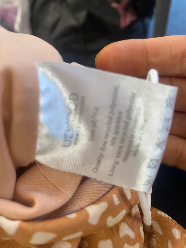 Fabulous Liewood animal print girls Swimsuit Age 3-4 Brown and Beige