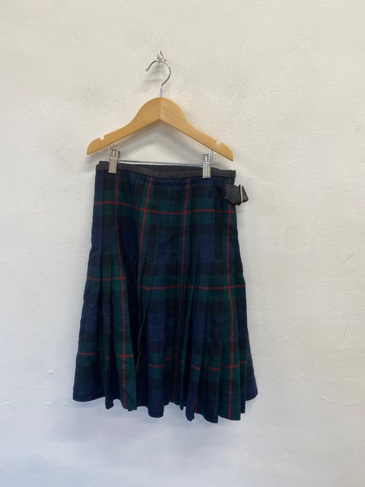 Fabulous Mackenzie tartan Kilt W24" drop 19.5 Dark green navy MD001