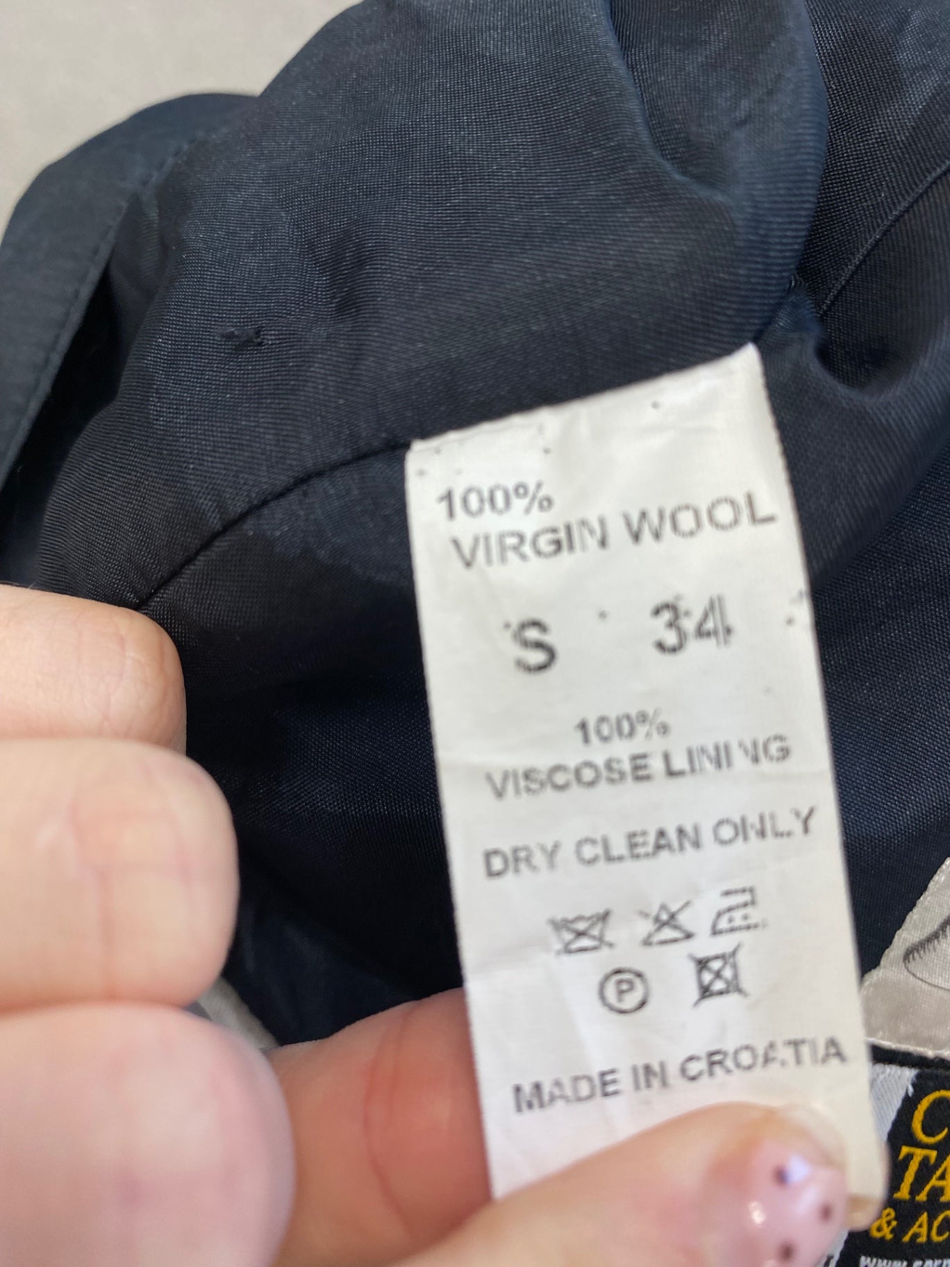 Fabulous Scottish Kilt waistcoat 34 short Black Prince Charlie #681 MD001