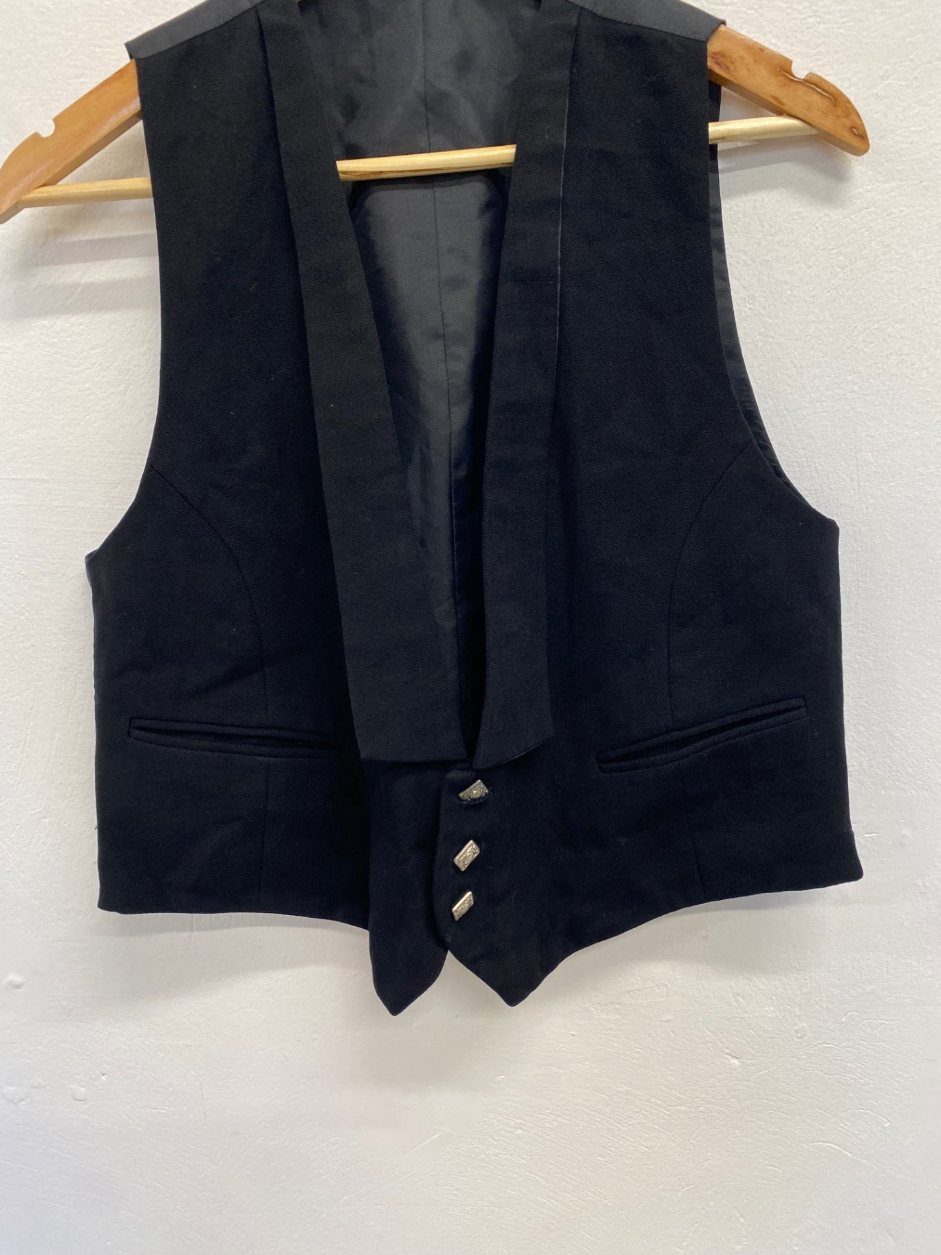 Fabulous Scottish Kilt waistcoat 40R Black Prince Charlie #678 MD001 