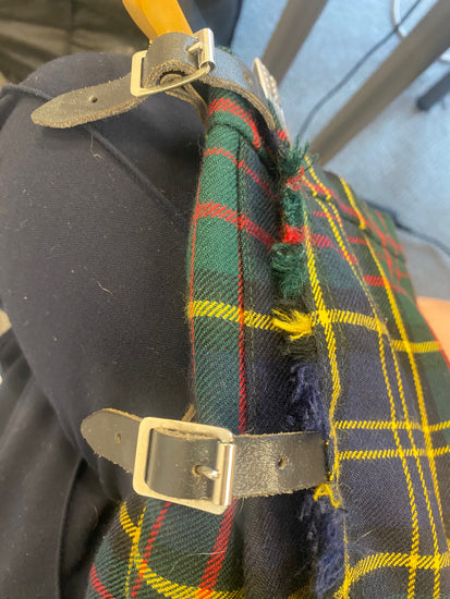 Fabulous MacMillan Hunting Kilt Childrens W22” Navy MD001