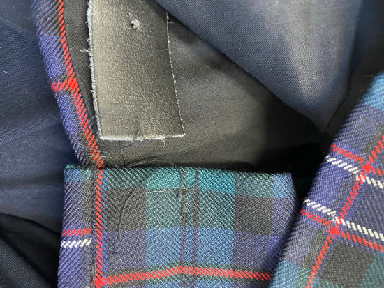 Fabulous ex hire Scottish National tartan pure wool Heavy Kilt W36" traditional SH493