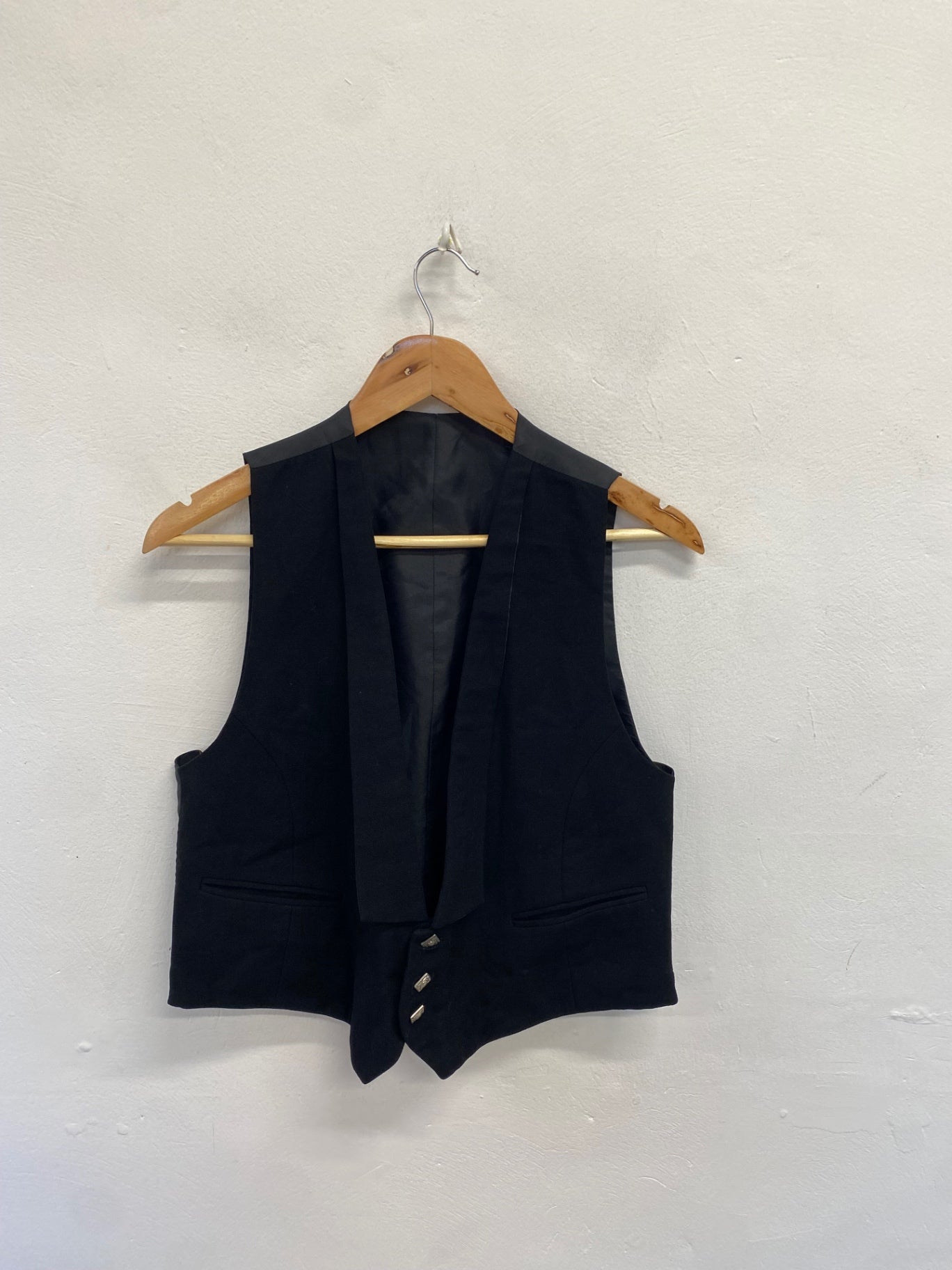 Fabulous Scottish Kilt waistcoat 40R Black Prince Charlie #678 MD001 