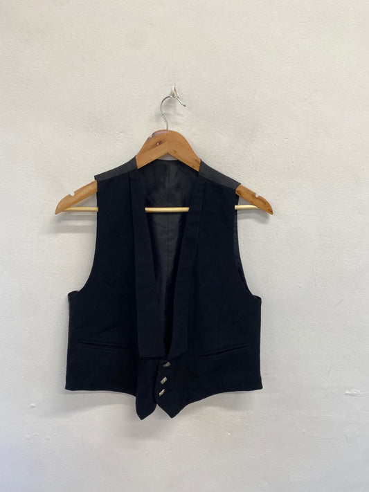 Fabulous Scottish Kilt waistcoat 40R Black Prince Charlie #678 MD001 